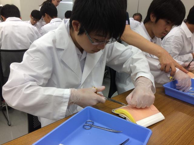 大阪医科大学 夏期医学部実習 高槻中学校 高槻高等学校 大阪医科大学 夏期医学部実習 高槻中学校 高槻高等学校